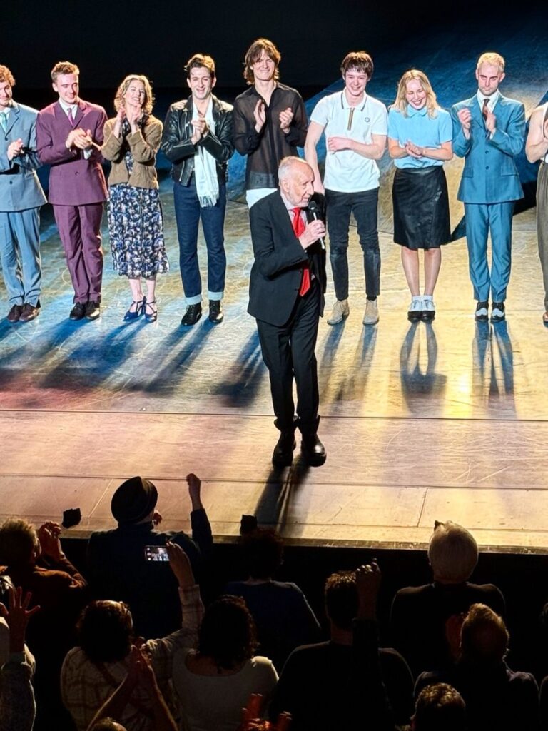Pete Townshend at the opening night bows of Quadrophenia at New York City Center.