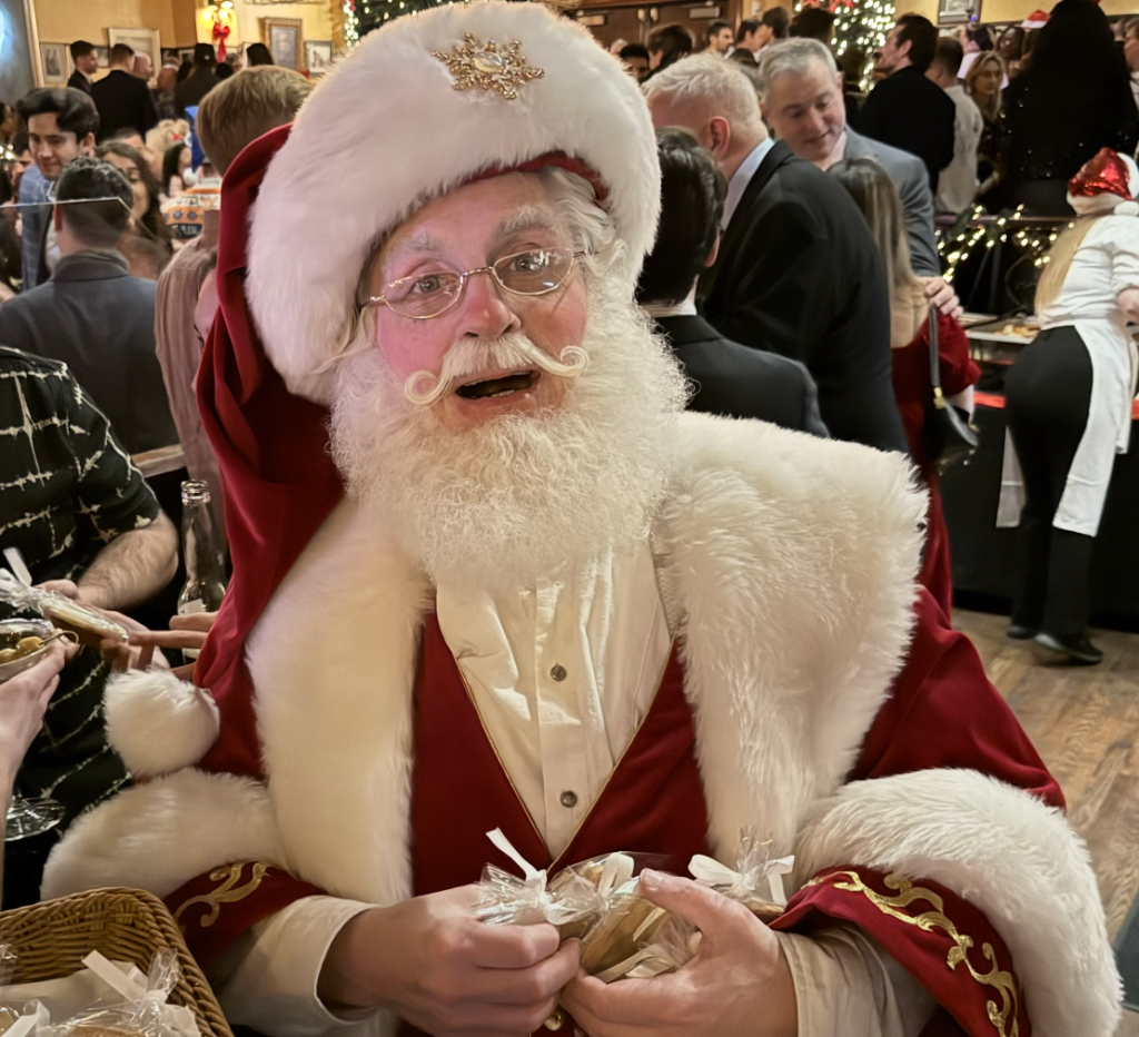 A special guest at the All Out Gala Night after party at Carmine’s.